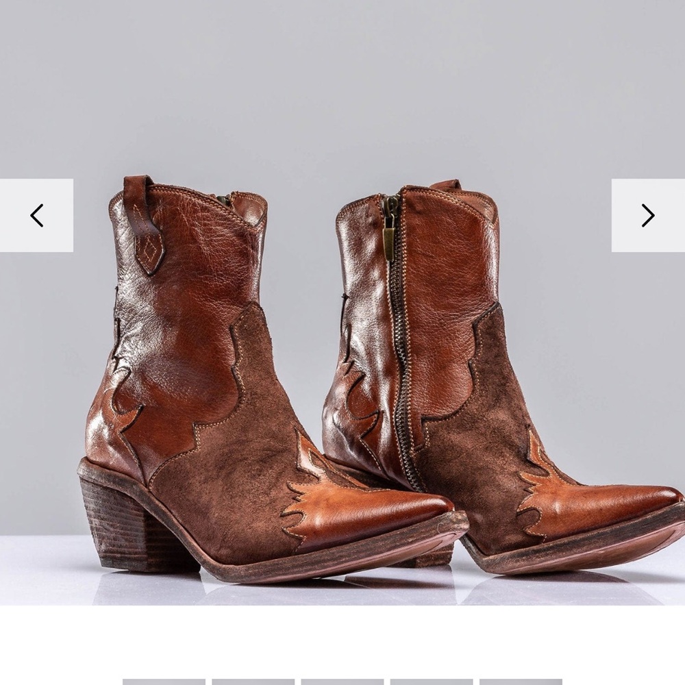 MARCO DELLI Coco Short Boot In Dusty Rose